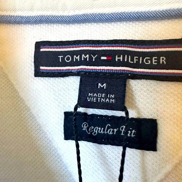 NWT Tommy Hilfiger Men’s Striped Shirt Reg Fit Size M - Picture 3 of 5